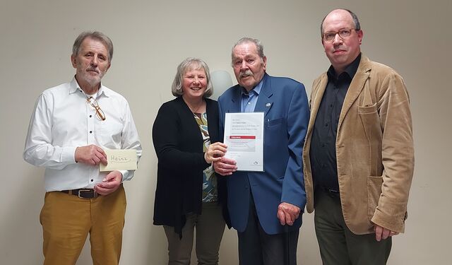 Rödgen 75 Jahre Ehrung