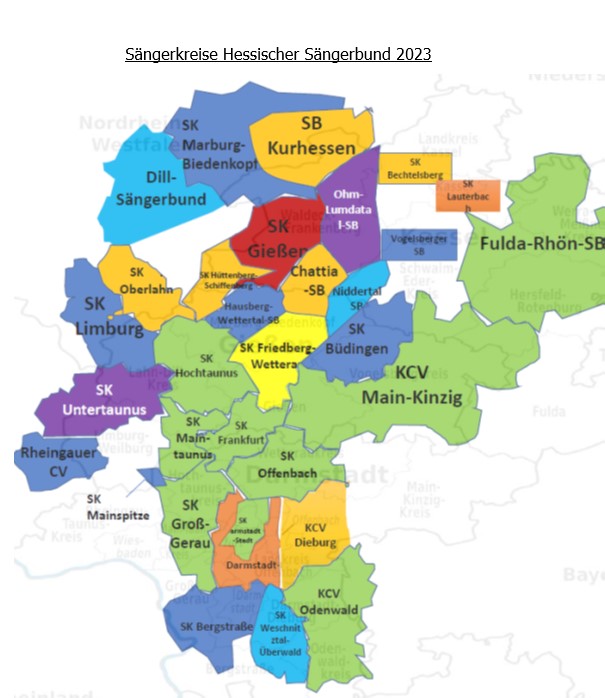 Sängerkreise Hessischer Sängerbund 2023