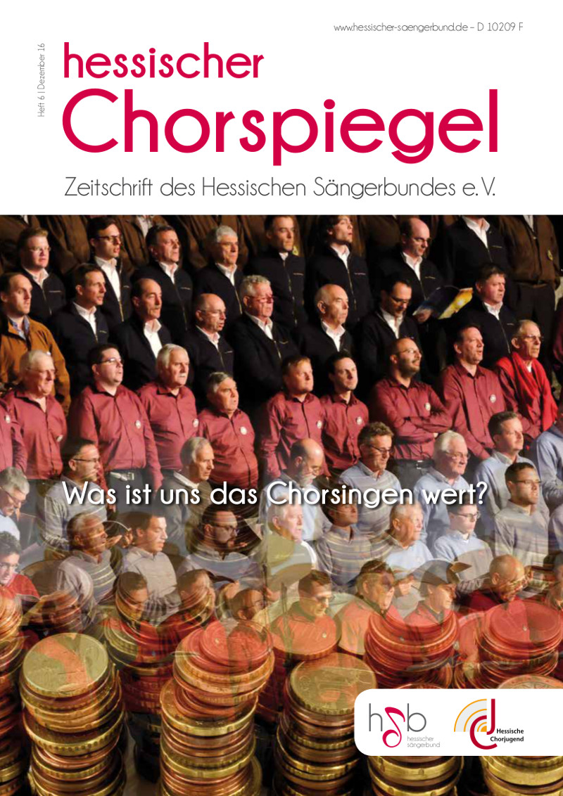 Hessischer Chorspiegel 6 2016 Titel